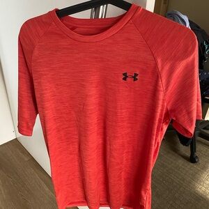 Under Armour Red Athletic T-Shirt